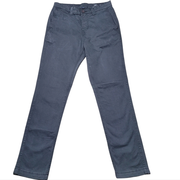 George Slim Straight Chino Pants Grey 